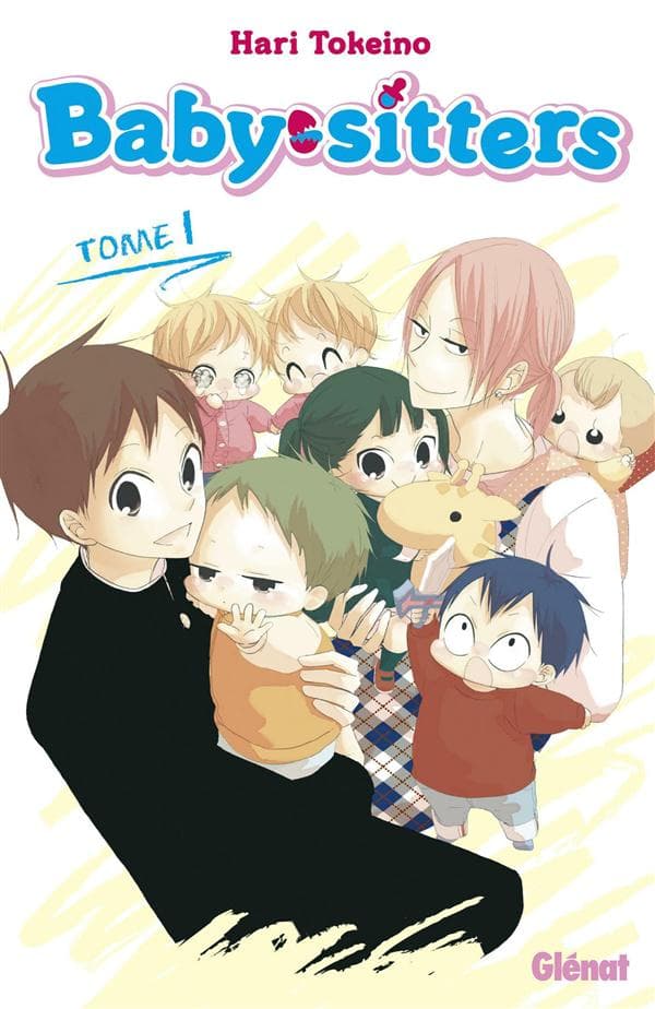 Ryuichi et son jeune frère Kotaro se retrouvent orphelins suite au crash de l'avion qui transportait leurs parents. Ils sont recueillis par la directrice de l'Académie Morinomiya mais en échange, Ryuichi devra intégrer le «club des baby-sitters» et s'occuper de la crèche destinée à garder les enfants des professeurs. Habitué à garder son petit frère, Ryuichi se débrouille plutôt bien avec les enfants, mais veiller sur six bébés en même temps, c'est une autre affaire! Le lecteur sera vite conquis par les adorables petits «monstres» de la crèche ! Le timide Kotaro, l'intrépide Taka, la sérieuse Kirin, le joyeux Takuma, le craintif Kazuma et la petite Midori.Chaque enfant possède son propre caractère et l'auteur a passé de longs moments à étudier les expressions, attitudes et comportements des enfants pour pouvoir les restituer avec autant de tendresse. En un mot, si vous aimez les enfants, vous aimerez Baby-sitters !