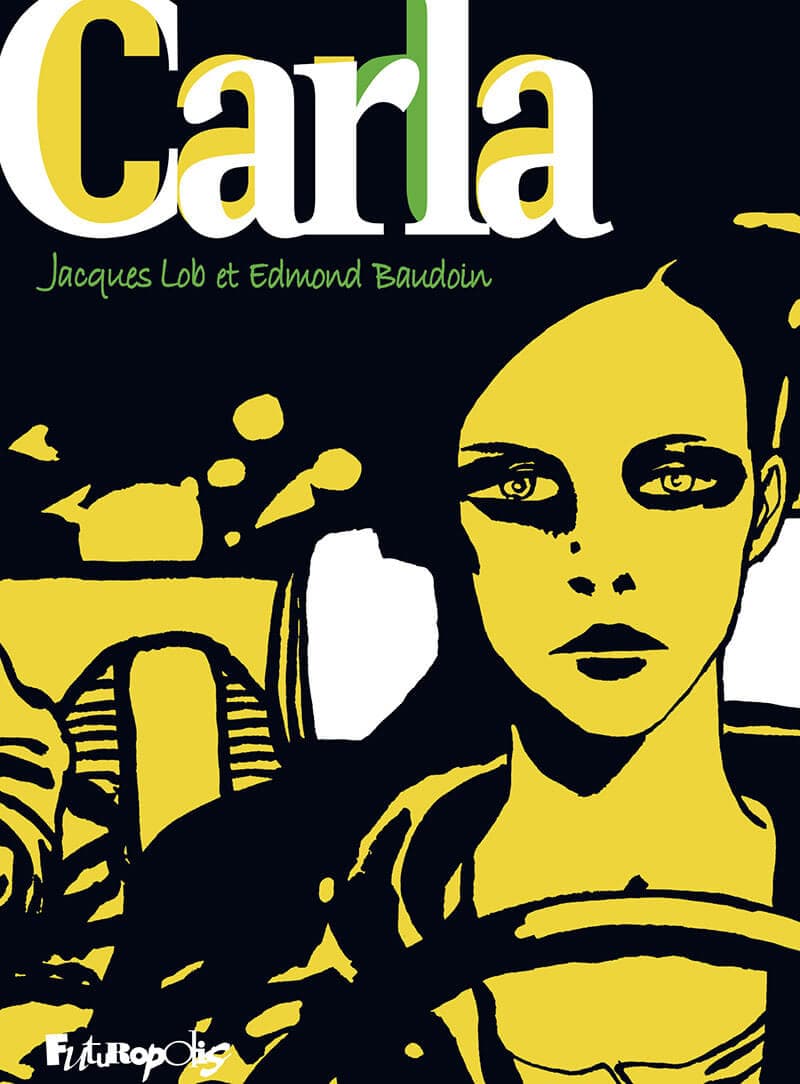Ça commence comme ça : un homme, plutôt jeune, hèle un taxi. Une Mercedes noire. À l'intérieur du taxi, une jeune femme, habillée de cuir noir. C'est Carla. L'homme est pressé, vite à l'aéroport, compagnie Transaerial, au départ. Il est anxieux. Quand il arrive, c'est trop tard, l'avion a décollé. Il retrouve Carla, qui lui propose de le ramener en ville. L'homme lui raconte son histoire : le coup de foudre, réciproque, avec une belle étrangère, l'amour fou, la fuite de celle-ci, et cette nouvelle que la radio diffuse dans le taxi : un appareil de la Transaerial, en direction de New York, s'est crashé peu après le décollage, avec à son bord 450 passagers. On ne sait pas s'il y a des survivants... C'est la première des histoires courtes qui composent ce livre. Il y en a d'autres, toujours avec Carla à son volant, qui écoute les confidences de ses clients. Des morceaux de vie, des drames le plus souvent..Ce roman graphique majeur, signé Baudoin et Lob, est enfin réédité dans le cadre d'une série de 5 rééditions prévues pour les 50 ans de Futuropolis en 2024.