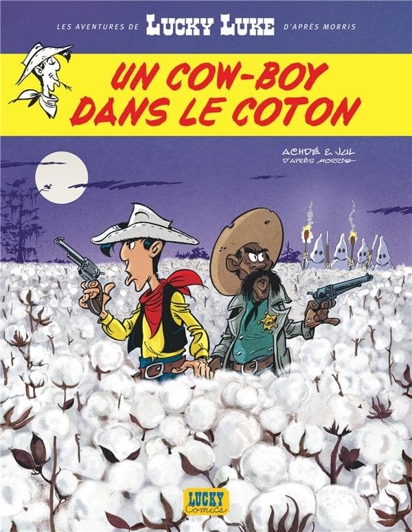 Lucky Luke se retrouve bien malgré lui propriétaire d'une immense plantation de coton en Louisiane. Accueilli par les grands planteurs blancs comme l'un des leurs, Lucky Luke va devoir se battre pour redistribuer cet héritage aux fermiers noirs. Le héros du far-west réussira-t-il à rétablir la justice dans les terrains mouvants des marais de Louisiane ? Dans cette lutte, il sera contre toute attente épaulé par les Dalton venus pour l'éliminer, par les Cajuns du bayou, ces blancs laissés-pour-compte de la prospérité du Sud, et par Bass Reeves, premier marshall noir des Etats-Unis.