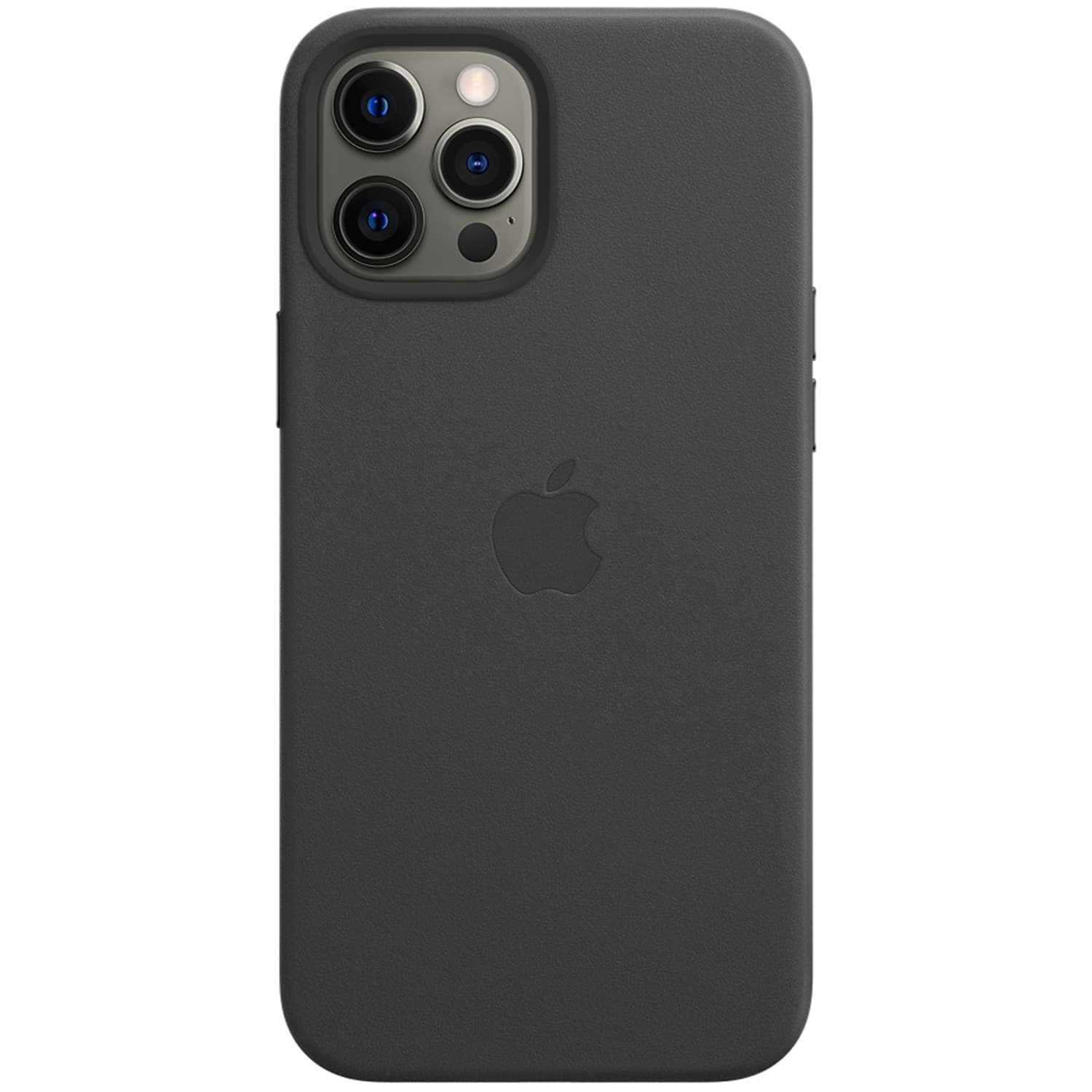 Coque Leather MagSafe Apple iPhone 12 Pro Max - Black