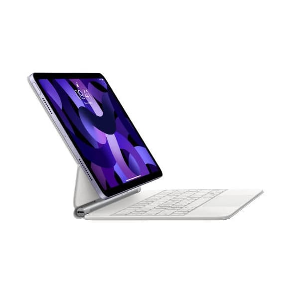 Magic Keyboard Apple iPad Air 11 pouces (2026) M4 / (2025) M3 / (2024) M2 / Air 5 (2022) / Air 4 (2020) / Pro 11 (2018/2020/2021/2022) - AZERTY / FR - Blanc