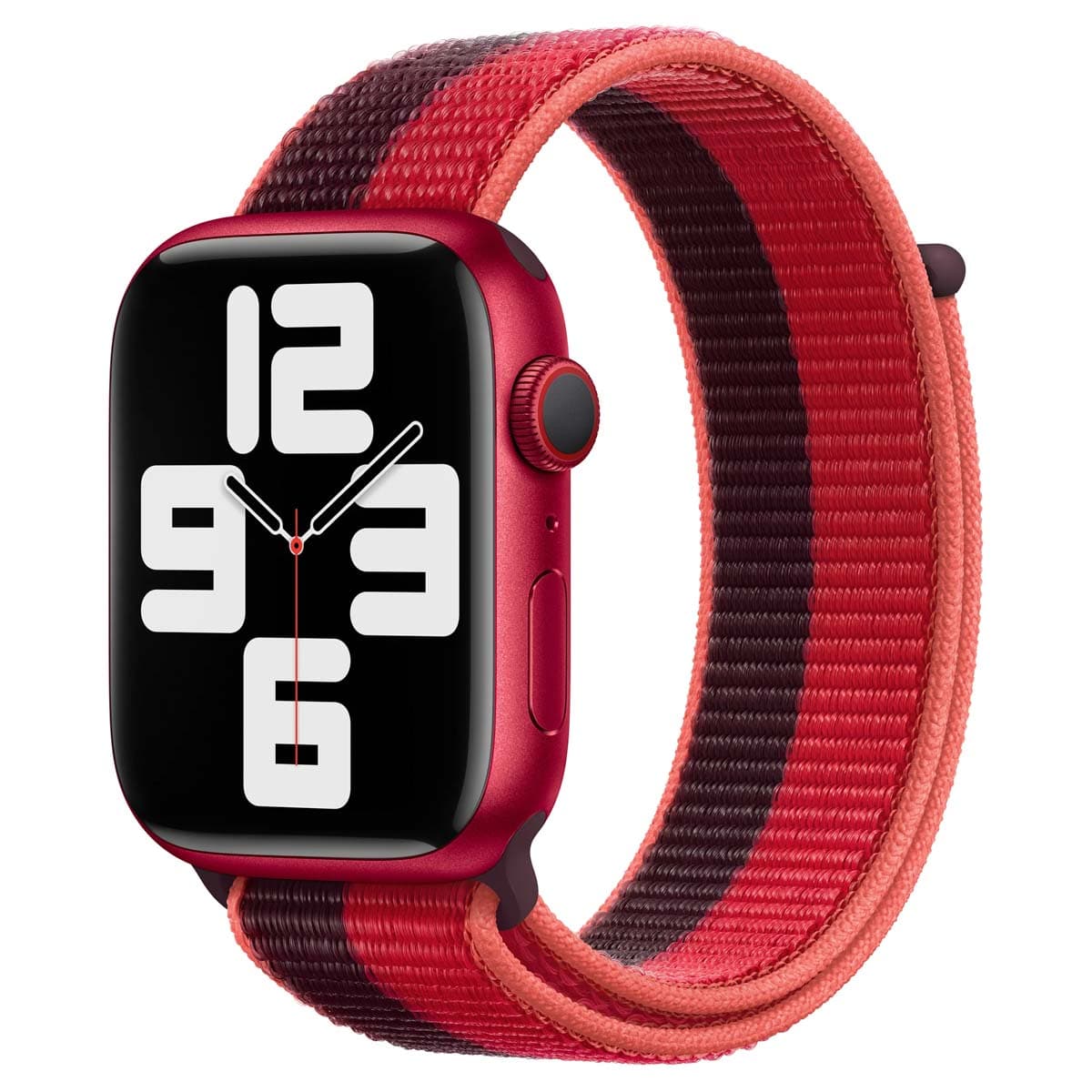 Bracelet Sport Loop Apple Watch | 44/45/46/49 mm - Black / Red
