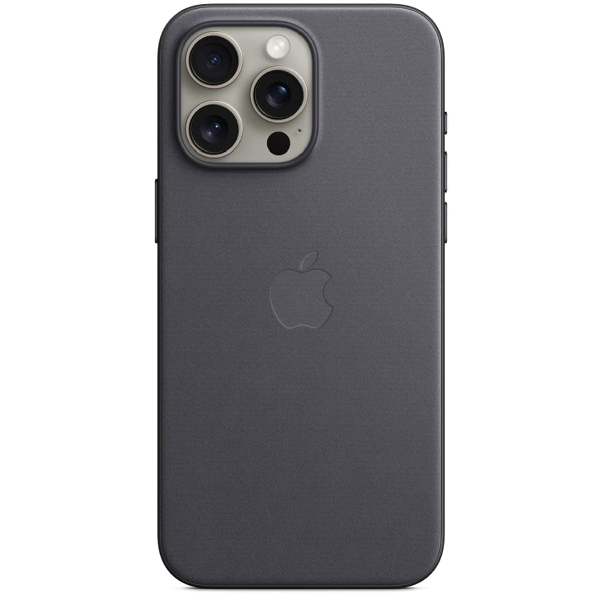 Coque FineWoven MagSafe Apple iPhone 15 Pro Max - Noir