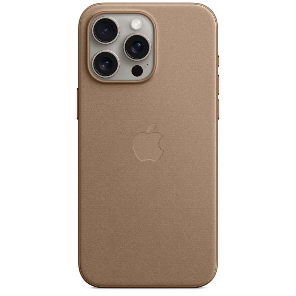 Coque FineWoven MagSafe Apple iPhone 15 Pro Max - Taupe