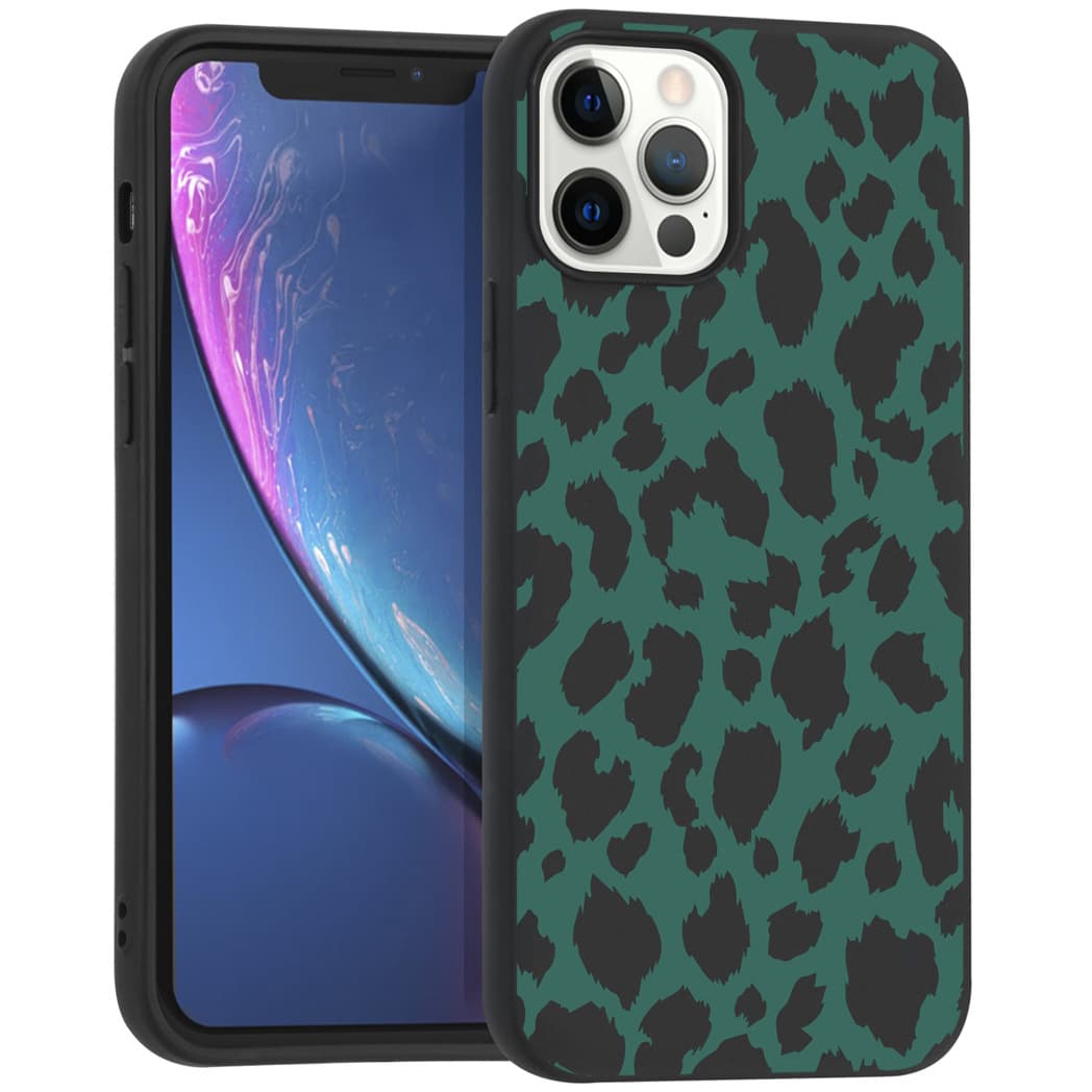 imoshion Coque Design Apple iPhone 12 (Pro) - Green Leopard