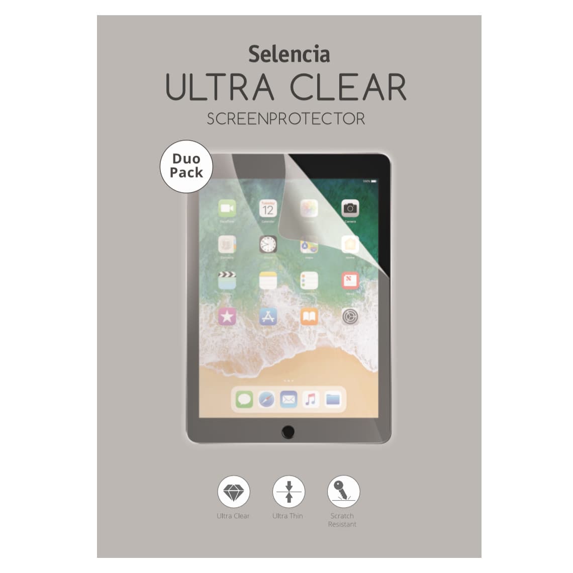 Selencia Protection d'écran 2-en-1 Apple iPad Pro 11 (2018/2020/2021/2022) / Air 5 (2022) / Air 4 (2020)