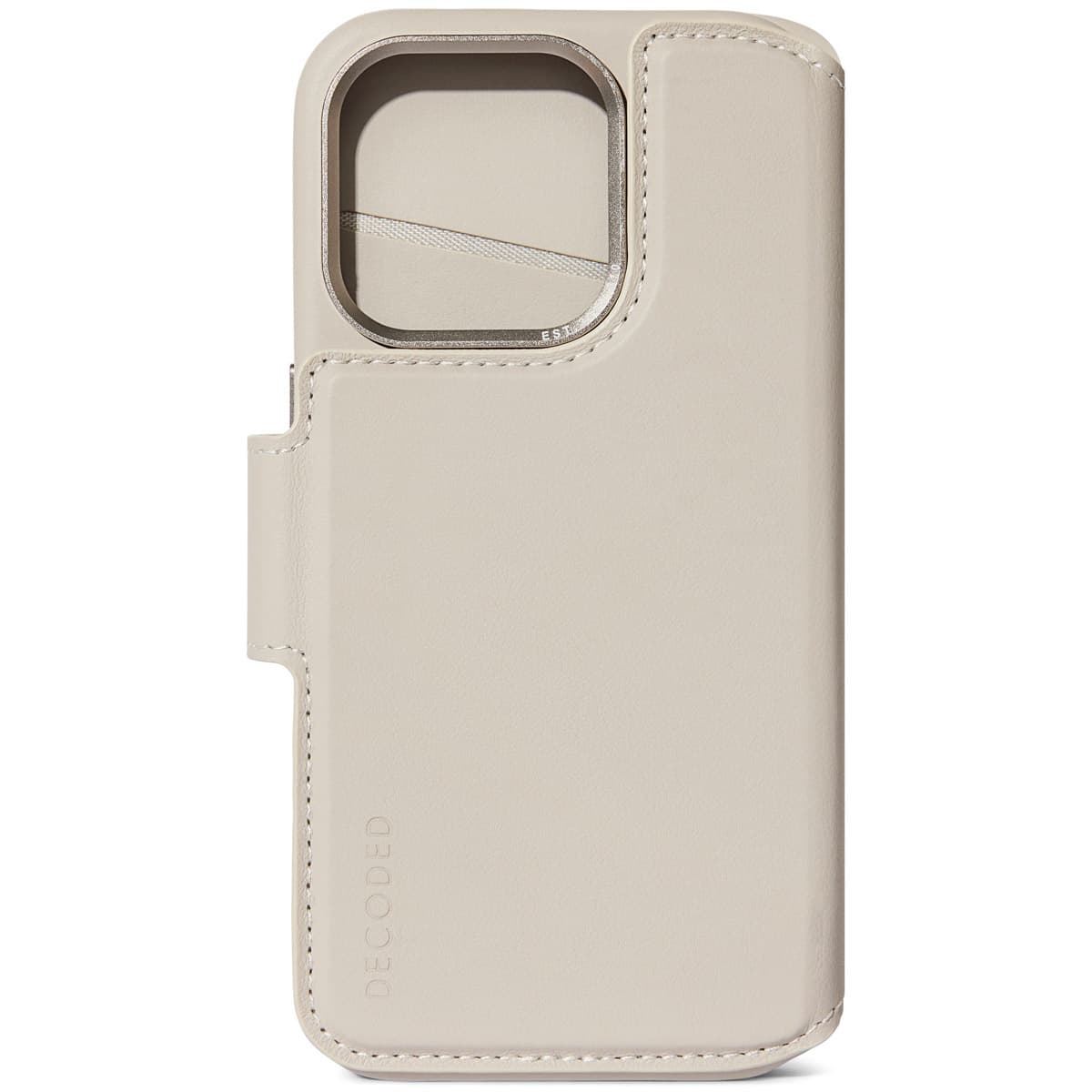 Decoded Portefeuille détachable 2 en 1 en cuir Apple iPhone 15 Pro Max - Clay