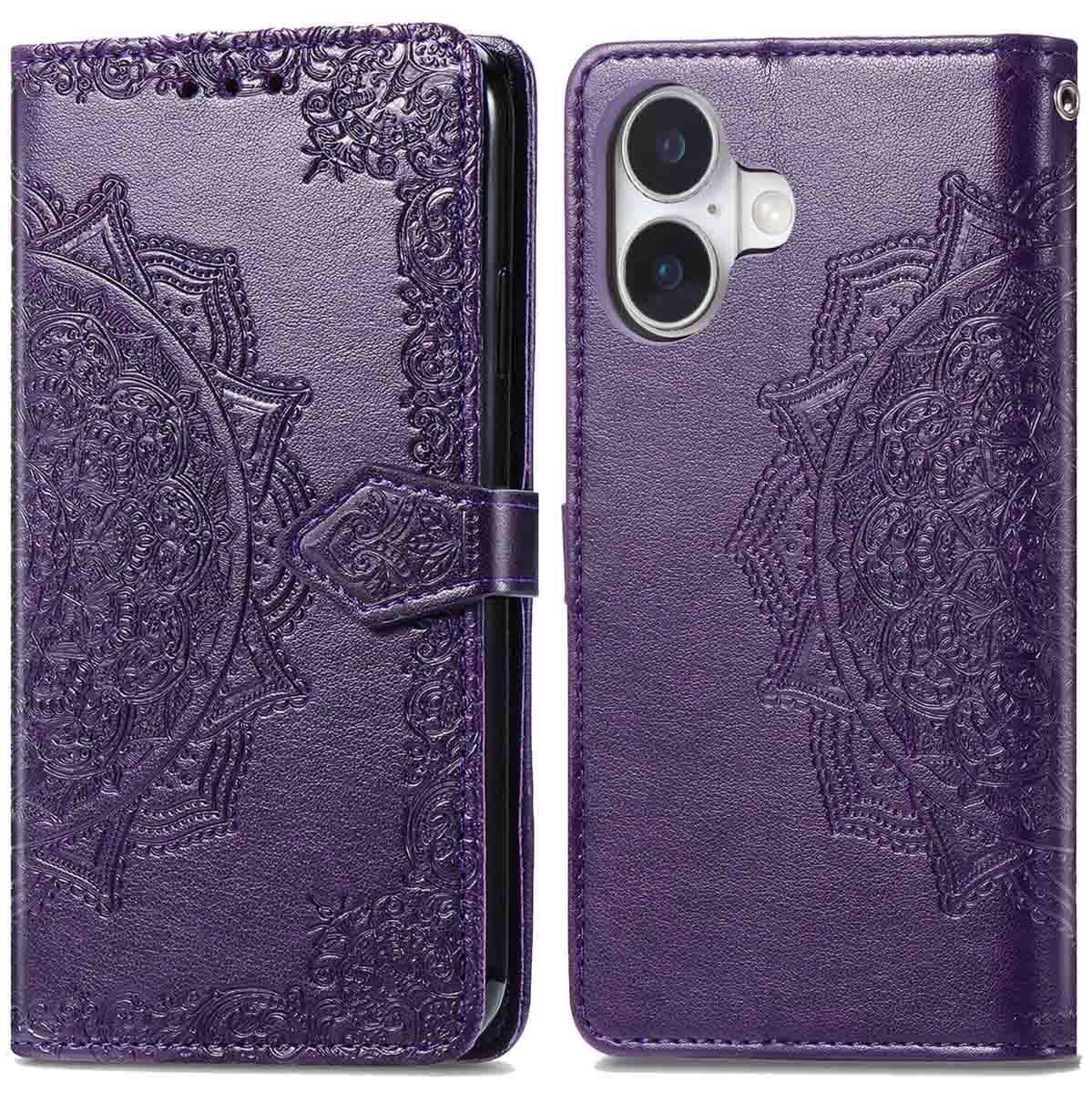 imoshion Etui de télephone Mandala Apple iPhone 16 - Violet