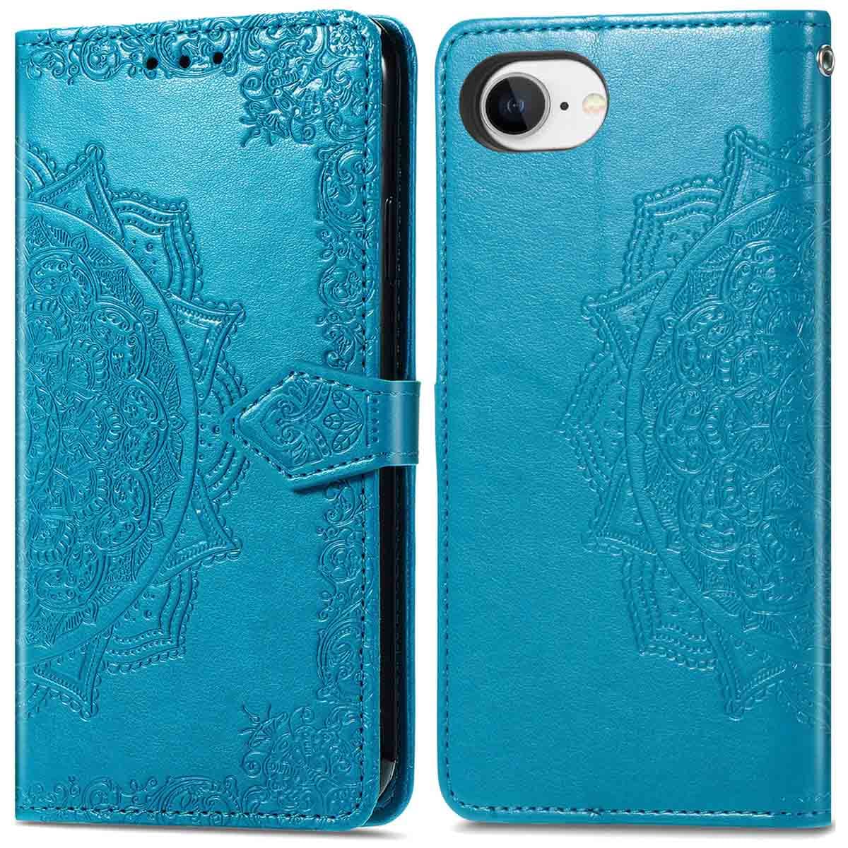 imoshion Etui de télephone Mandala Apple iPhone 17e / 16e - Turquoise