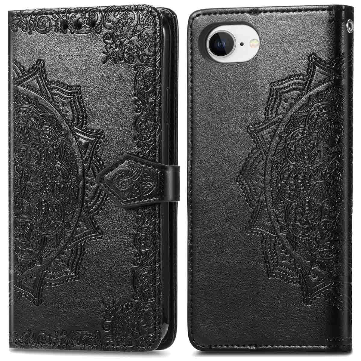 imoshion Etui de télephone Mandala Apple iPhone 17e / 16e - Noir