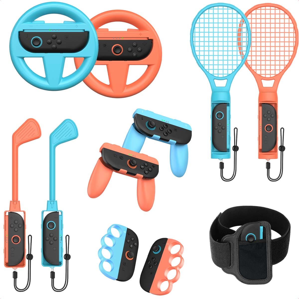 imoshion Ensemble Nintendo Switch 2 - Ensemble d'accessoires de 15 pièces Nintendo Switch 2