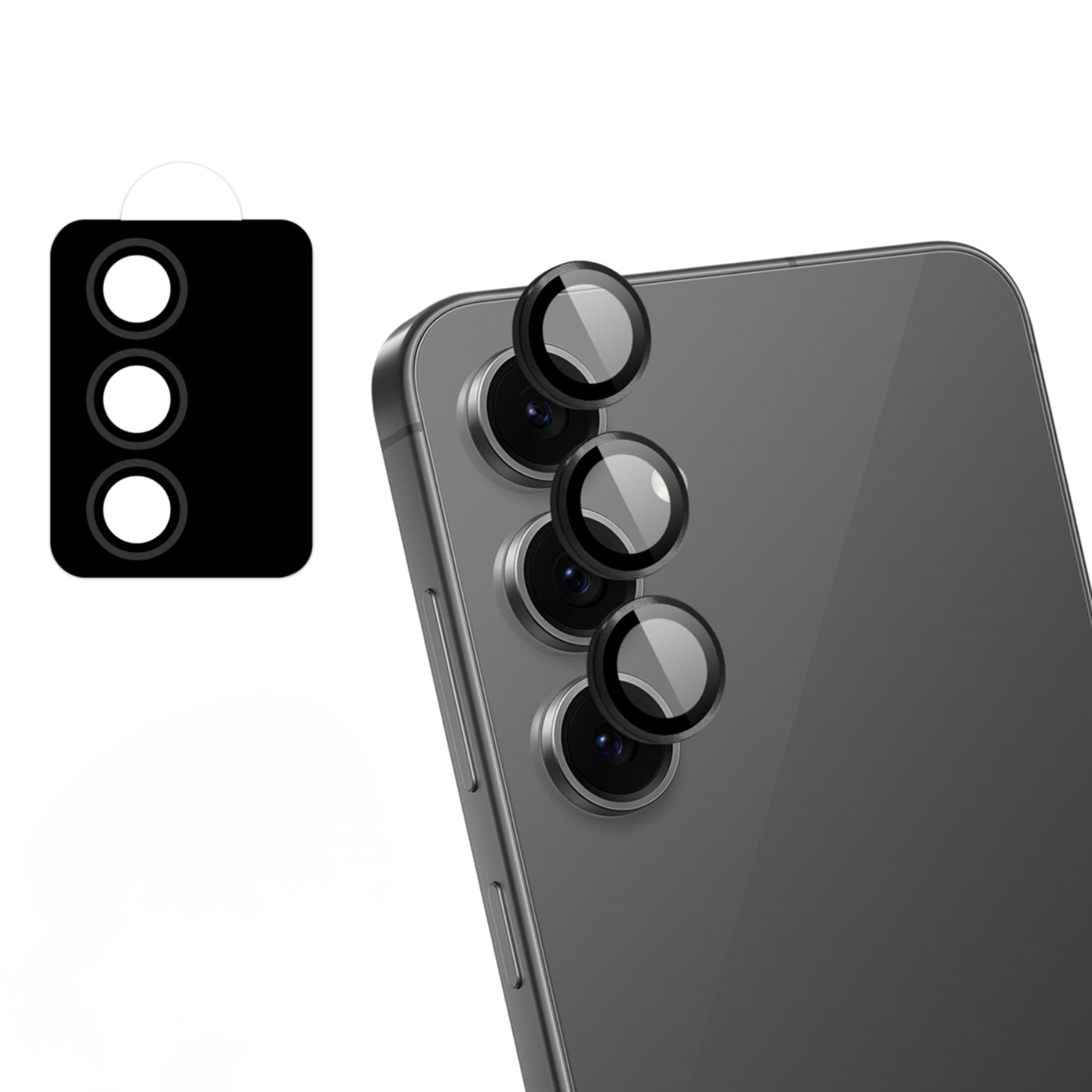 imoshion Protection d'objectif d'appareil photo (pack de 2) pour Samsung Galaxy S25 FE - Noir