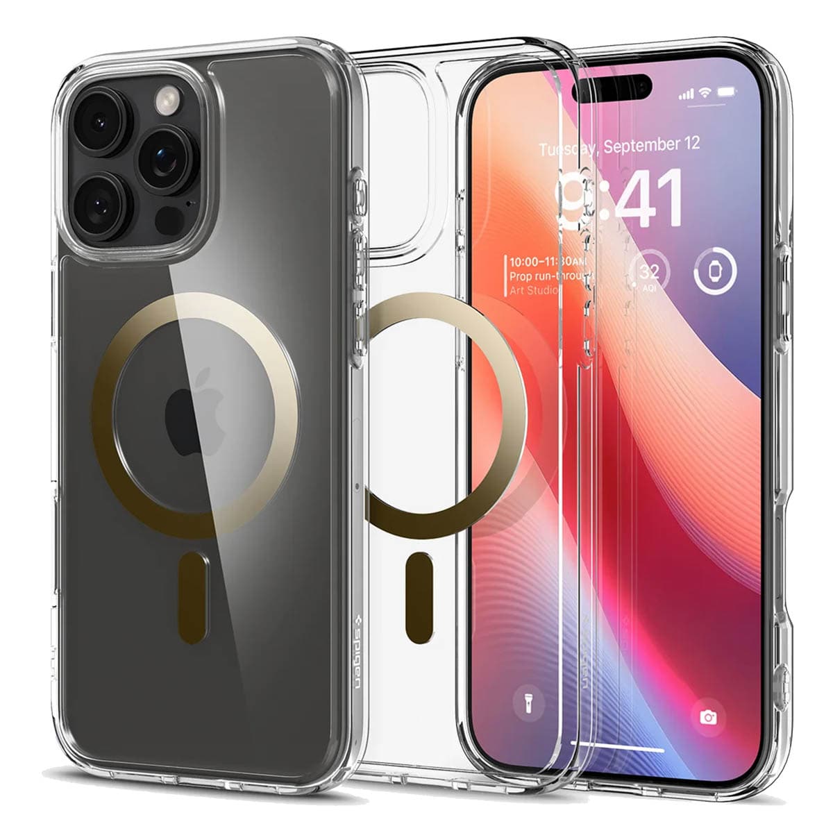 Spigen Coque Ultra Hybrid MagSafe Apple iPhone 16 Pro - Or