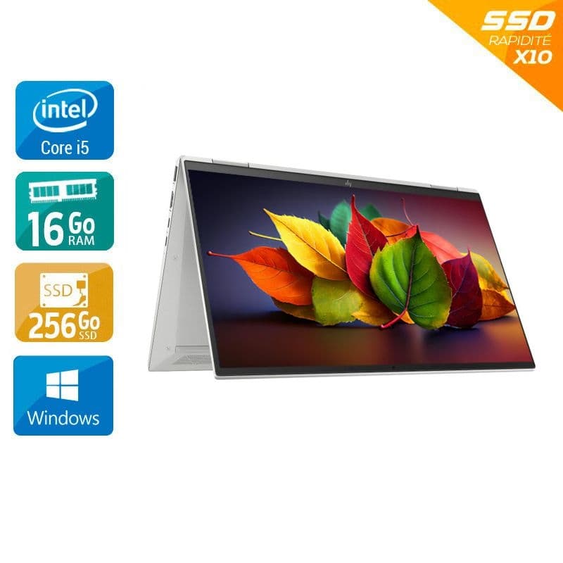 HP EliteBook X360 830 G8 NOTEBOOK PC 13'' i5 Gen 11 - 16Go RAM 256Go SSD Windows 11 État correctOccasion certifiée reconditionnée