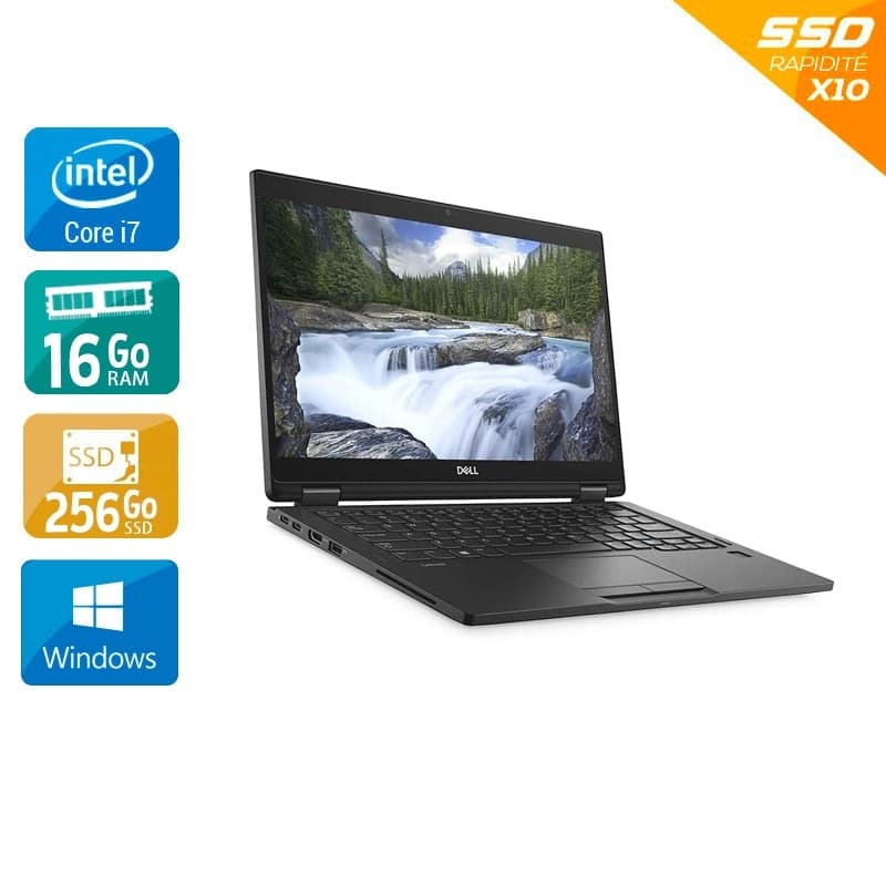 Dell Latitude 7390 13,3'' i7 Gen 8 -16Go RAM 256Go SSD Windows 11 - Etat du Produit : État correct État correctOccasion certifiée reconditionnée