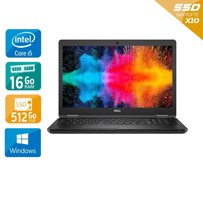 Découvrez le Dell Latitude 5590 reconditionné, équipé d’un Intel Core i5 cadencé à 1,6 GHz.
Ordinateur portable reconditionné dans nos ateliers en Ile-de-France, audité en 50 points de contrôle par nos techniciens et livré 100% fonctionnel.