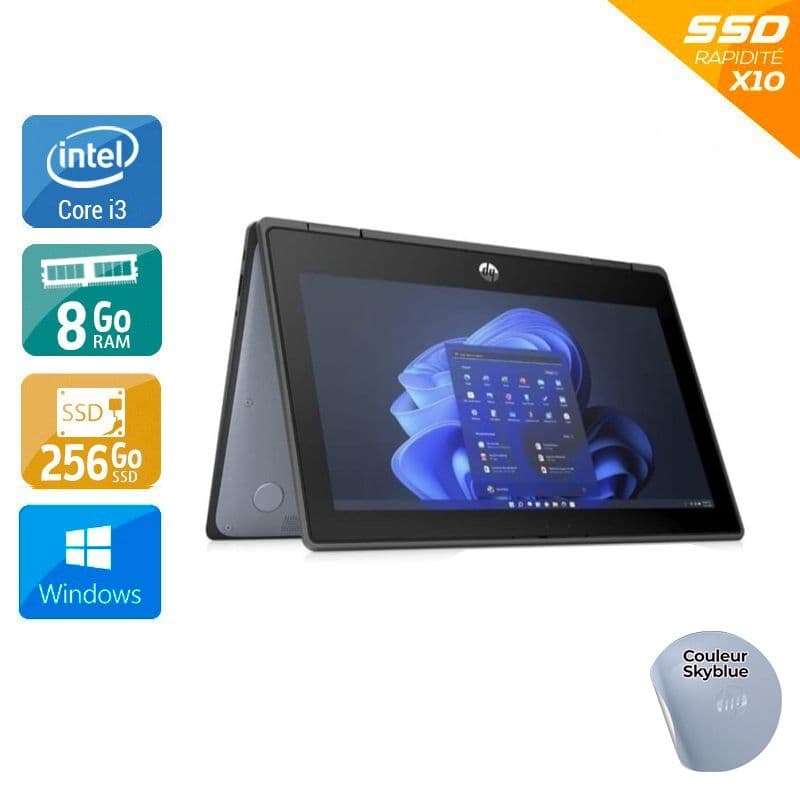 HP Pro x360 Fortis G10 11,6'' i3 Gen 12 - 8Go RAM 256Go SSD Windows 11 - Etat du Produit : État correct État correctOccasion certifiée reconditionnée
