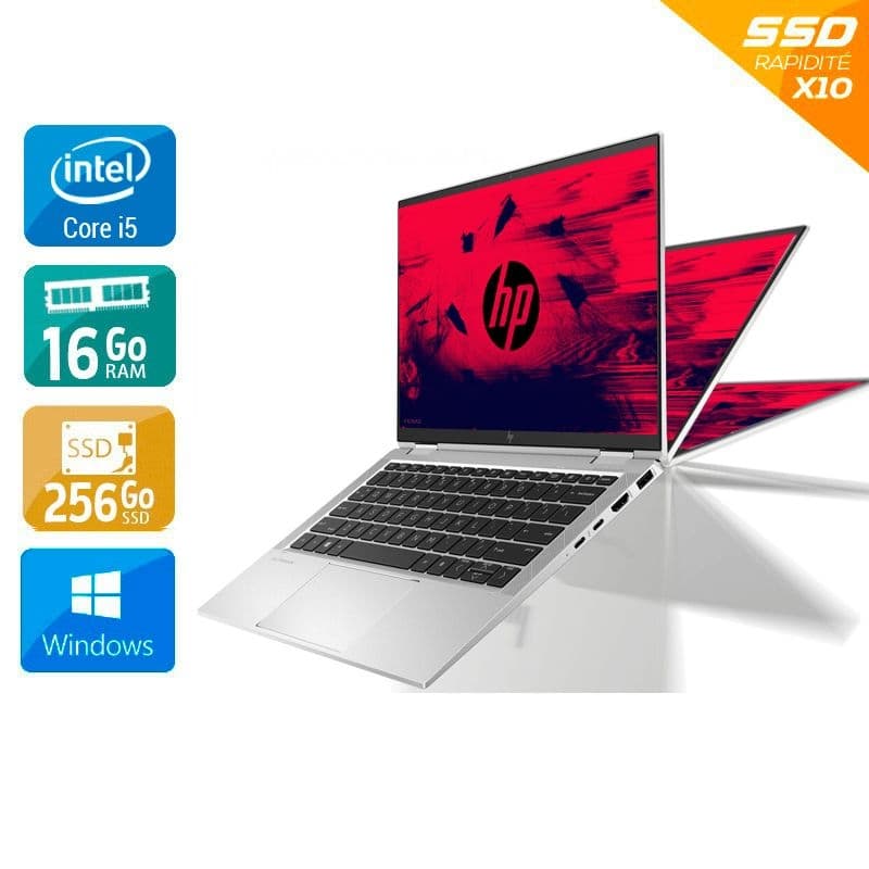 HP EliteBook X360 1030 G8 NOTEBOOK PC 13'' i5 Gen 11 - 16Go RAM 256Go SSD Windows 11 - Etat du Produit : État correct État correctOccasion certifiée reconditionnée