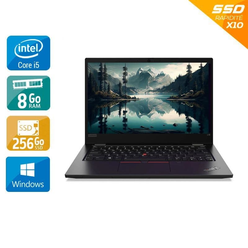 Lenovo ThinkPad L13 Gen 2 13,2'' i5 Gen 11 - 8Go RAM 256Go SSD Windows 11 - Etat du Produit : État correct État correctOccasion certifiée reconditionnée