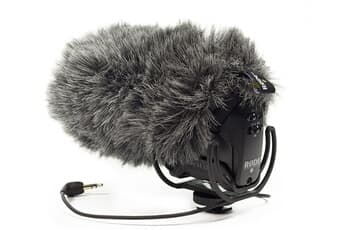 Brise vent en fourrure pour microphones NTG1/2/3 et vidéo mic