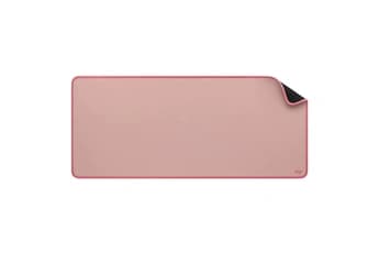Tapis de souris Logitech Large Desk Mat Studio Series, Multifonctionnel et Etendu - Rose