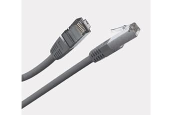 CABLE RJ45 CAT6 DROIT 0,5 M GRIS LOT DE 8 PIECES
