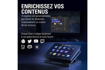 Stream Deck MK2 - 15 touches LCD personnalisables