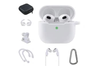 Kit accessoires 7 en 1 pour AirPods 3rd Gen Blanc