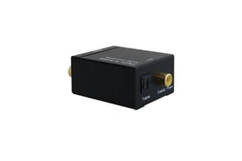 CONVERTISSEUR AUDIO NUMERIQUE VERS ANALOGIQUE 192 KHZ NOIR