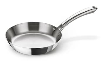 POELE INOX TRIPLY SCHOLTES 24 CM DE DIAMETRE