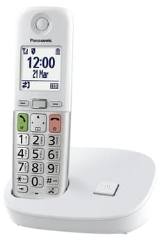 Telephone fixe sans fil blanc