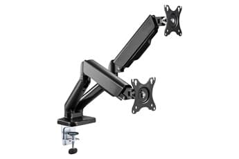 ERGO LINE - Double bras support articule pour moniteur - noir