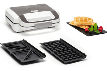 SNACK XL 2 JEUX DE PLAQUES GAUFRES & CROQUE-MONSIEUR 850 W SW701110