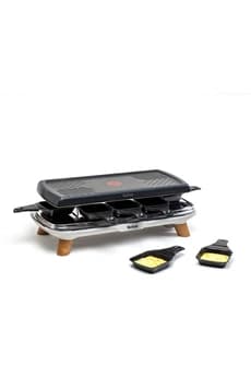 GOURMET 3 EN 1 GRILL PLANCHA 8 COUPELLES PROFONDES 1350W RE610D12