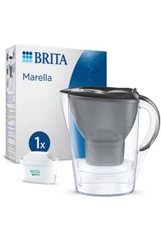 Bouteille et carafe filtrante Brita Carafe filtrante Marella graphite (2,4L) inclus 1 cartouche filtrante MAXTRA PRO All-in-1