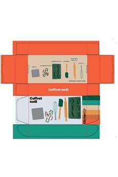 Cuisine art de la table Yoko Design Coffret de patisserie Noël