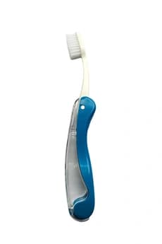 BROSSE A DENTS PLIABLE DE VOYAGE - BLEU