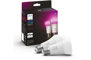 Ampoules connectées Philips Hue pack de 2 ampoules White & Color Ambiance standard E27 75W