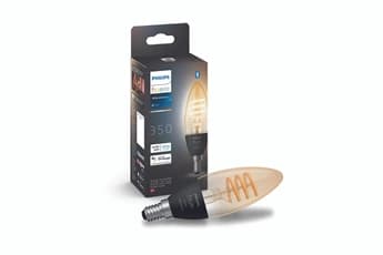 Ampoules connectées Philips Hue White Ambiance 4.9W Filament flamme E14