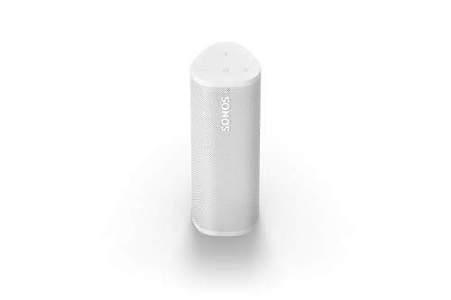 Sonos Roam 2 | Enceinte Nomade légère et étanche avec Bluetooth, Wi-FI, 10 Heures d'autonomie et contrôle Vocal pour la Maison et l'extérieur - Blanc