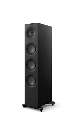 KEF Q11 Meta Enceintes Colonne HiFi, Noir Satin | Musique | TV & Home Cinéma | Jeux vidéo | 3 Voies Bass Reflex | Haut-Parleur Uni-Q avec Mat 100 mm | Triple HP de Graves 165 mm