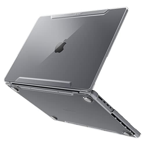 Spigen Thin Fit Coque Compatible avec MacBook Pro 16 Pouces M5/Pro/Max (2026), M4/M3/M2/M1/Pro/Max (2025-2021) Étui Rigide Transparent de Protection - Transparent
