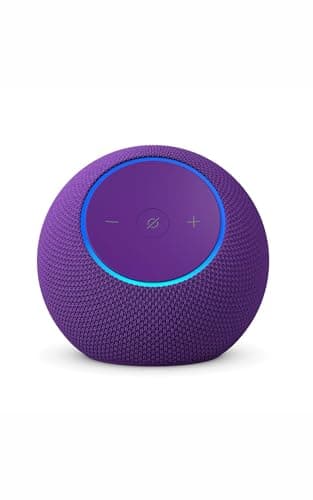 Amazon Echo Dot Max (nouvelle génération) : enceinte avec son qui emplit la pièce et hub connecté intégré, Améthyste, avec accès anticipé à Alexa+