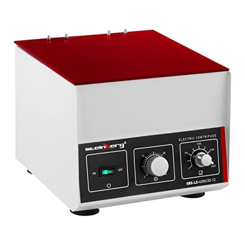 Steinberg Centrifugeuse Laboratoire Professionnelle Électrique Médicale SBS-LZ-4000/20-12 (12x20ml, 180W, RCF 1150 xg, minuterie d'extinction jusqu' à 30 min ou fonctionnement en continu)