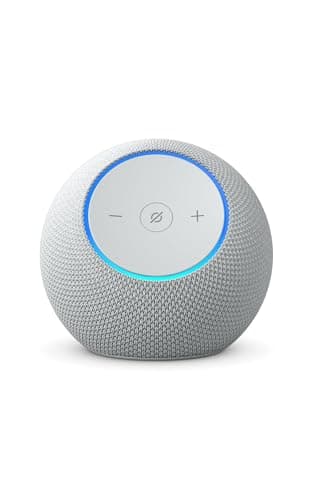 Amazon Echo Dot Max (nouvelle génération) : enceinte avec son qui emplit la pièce et hub connecté intégré, Blanc, avec accès anticipé à Alexa+