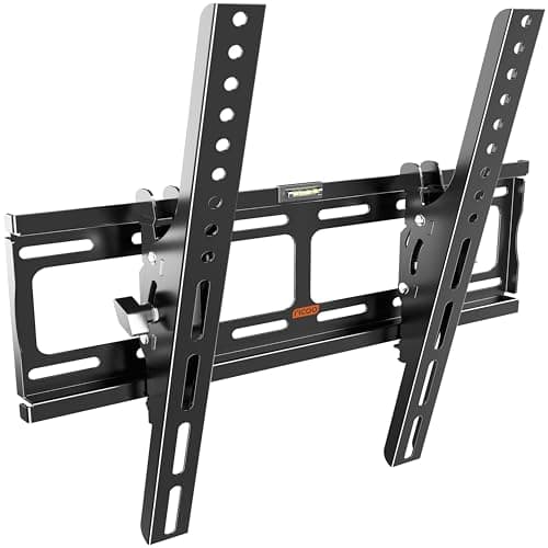 RICOO R09 Support Mural TV 40 à 85 Pouces 42 43 48 50 55 58 60 65 70 75 77 83 Pouces VESA 200x200 à VESA 400x400 Inclinable Universel Fixation Murale TV QLED OLED LED LCD
