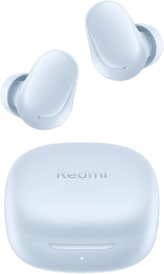 XIAOMI Redmi Buds 6 Play–Casque sans Fil Bluetooth,ecouteurs Bluetooth,Conducteurs 10 mm,5 Modes EQ,Jusqu'à 7.5h+36h Autonomie de la Batterie,10min de Charge fournit 3h de Lecture Musicale,IPX4 Bleu