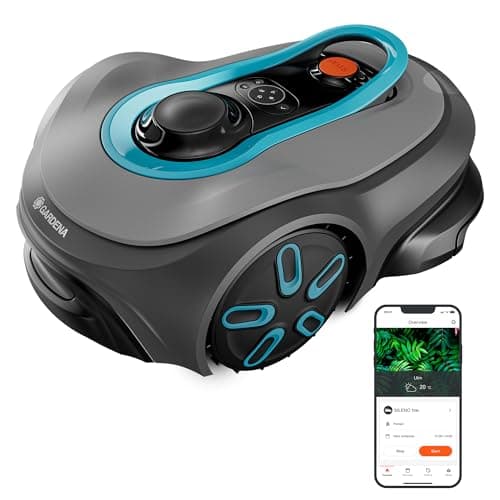 GARDENA Smart SILENO Free Set 750 m² Robot Tondeuse, sans Fil, pour pelouses jusqu'à 750 m², Lona Intelligence, sans Fil périphérique, Fonctionnement Silencieux (19924-47)