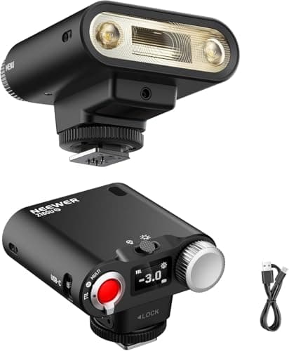 NEEWER Z160U-S Flash pour Appareil Photo, Compatible avec Sony Godox, 18Ws,GN14, 6000K, TTL, 1/8000s, HSS, avec Port USB C, Temps de Recyclage de 1,4s, 1100 éclairs à Pleine Puissance