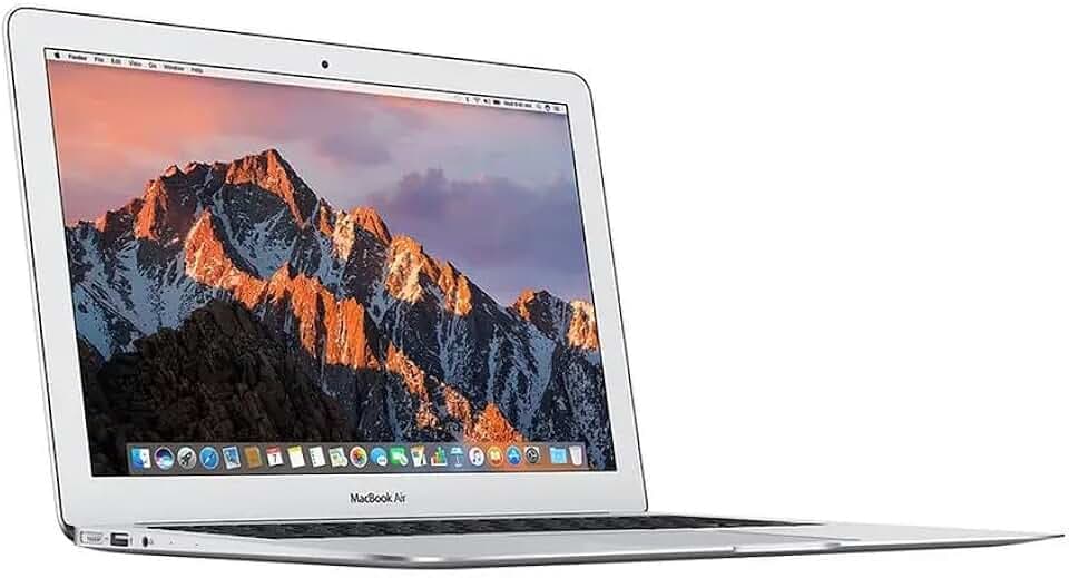 2017 Apple MacBook Air with Intel 1.8 GHz Core i5 Chip (13-inch, 8GB RAM, 128GB SSD Storage) (Azerty France) - Argent (Reconditionné)